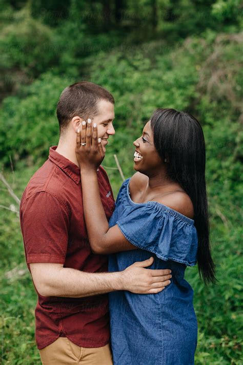 Portrait Of Happy Interracial Couple By Stocksy Contributor Leah