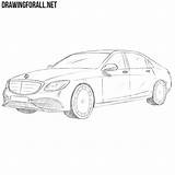 Mercedes Maybach Draw Drawingforall sketch template