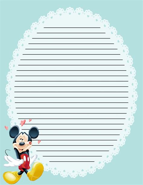 mickey stationery      share  personal