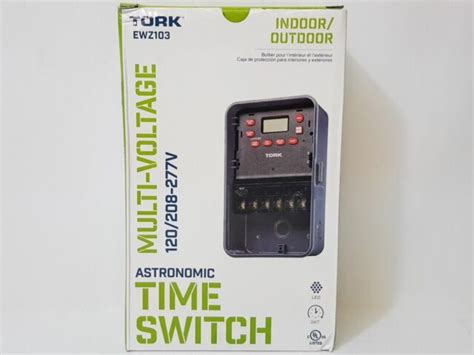 tork ewz astronomic timer time switch indooroutdoor     vac  sale