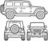 Wrangler Rubicon Jeeps Outline Svg Safari Gladiator Szkic Kamer Boet Techniczny Planos Blueprint Outlines Techniczne Camionetas Dxf Volkswagens sketch template