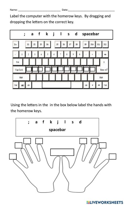 computer keyboard  worksheet computer lessons computer