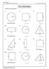 Shapes Area Mixed Worksheet Pdf sketch template