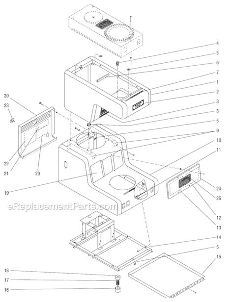 bunn coffee maker parts diagram bunn lca  ic parts list  diagram ereplacementpartscom