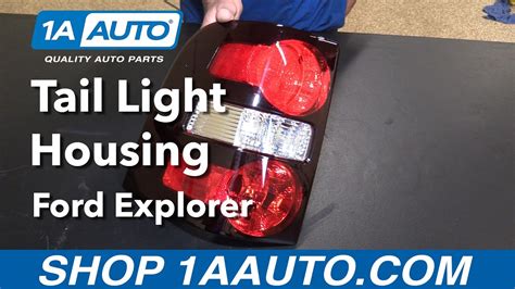 replace tail light housing   ford explorer  auto