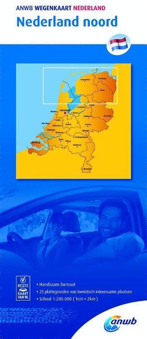 anwb wegenkaart nederland noord  bol