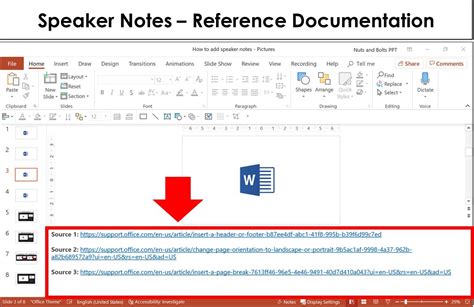 add speaker notes   powerpoint  images