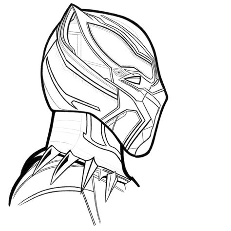 black panther coloring pages  sid