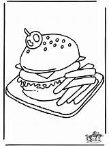 Hamburger Coloring Pages Sheet Funnycoloring Cat Popular Template Library Clipart Books Coloringhome Advertisement sketch template
