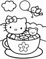 Kitty Ride Teacup Colorare Margherita sketch template