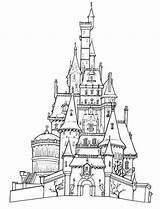Coloring Castle Cinderella Disney Pages Kids Castles Print Magical Bring sketch template