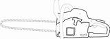 Chainsaw Blank Clker Clip Large sketch template