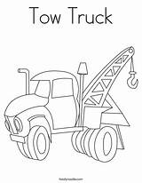 Tow Coloring Truck Pages Trucks Lori Worksheet Printable Tough Clipart Tunda Print Template Colouring Color Outline Mixer Twistynoodle Monster Cement sketch template