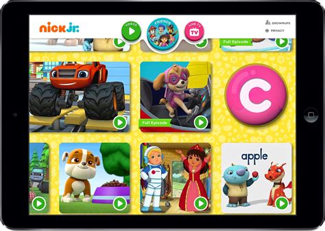 nickalive nickelodeon usa launches nick jr app featuring hit preschool content interactive