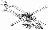 Helicopter Apache Osprey Paintingvalley Kins Android Ah Harmony sketch template