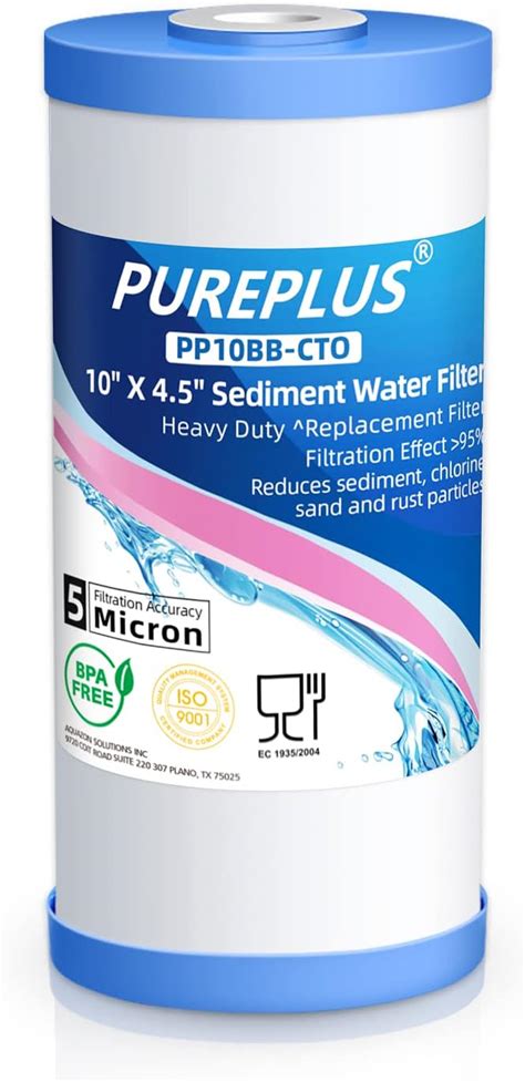 Pureplus 10×4 5 Whole House Sediment And Activated Carbon