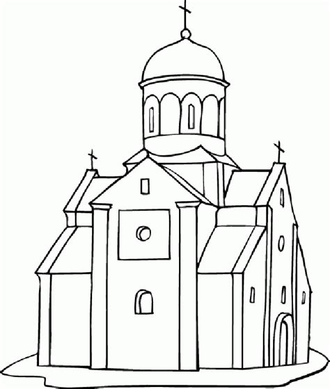 church coloring page  print   printable coloring page