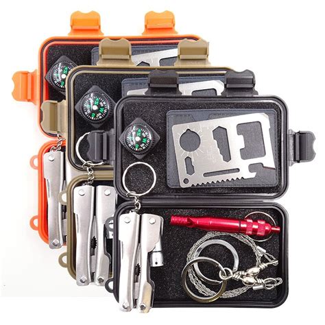 Tactical Survival Kit Set Sos Emergency Gear Military Edc