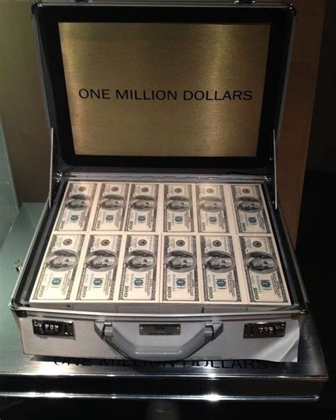 million dollars   suitcase