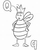 Queen Bee Coloring Bees Pages Color Printable Getcolorings Ants Getdrawings Visit Sheets Print Choose Board sketch template