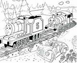 Coloring Thomas Pages Friends Kids Getcolorings Book Color sketch template