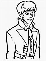Coloring Pages Frozen Hans Prince Face Handsome Popular Disney Choose Board sketch template
