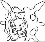 Pokemon Cloyster Pokémon Coloringpages101 sketch template