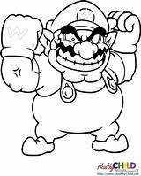 Mario Super 3d Coloring Pages Getcolorings Printable sketch template