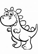 Coloring Dinosaur Pages Printable Pdf Colouring Kids Print Dinosaurs Easy Cartoon Book Sheet Awesome Kid These Fun sketch template