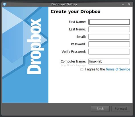 dropbox  backup software  ubuntu linux techsource