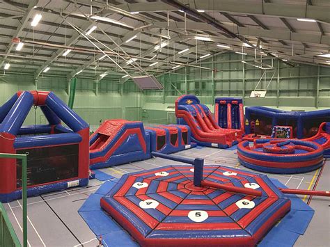 wipeout world indoor inflatable zone