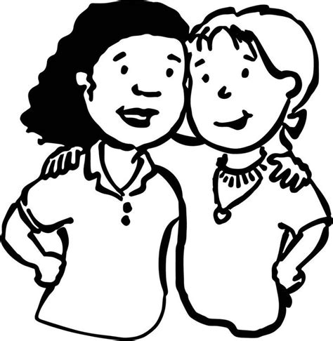 fine  friends girls coloring page coloring pages  girls