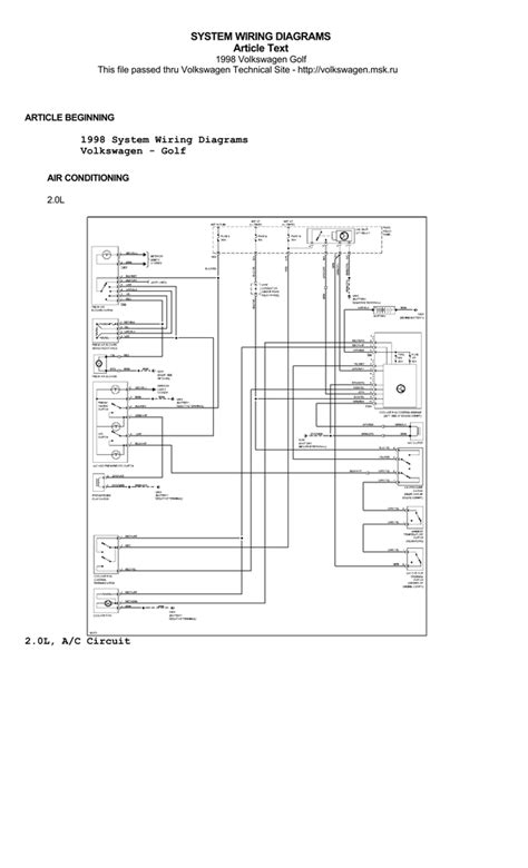 mk golf wiring diagram wiring diagram  schematic