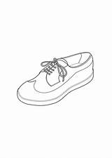 Coloring Shoe Pages Edupics Large sketch template