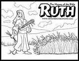 Ruth Coloring Bible Pages Heroes School Samuel Sellfy Sunday Colouring Book Sheets Para Colorear Kids Printable Choose Board sketch template