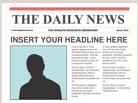 newspaper article template  microsoft word  template examples