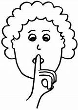 Quiet Clipart Clip Voices Shhh Sign Shh Shhhh Taciturn Cliparts Google Drawing Library Coloring Silence 2010 Find Am Silent Colouring sketch template