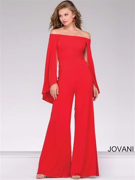red dressy jumpsuit breeze clothing