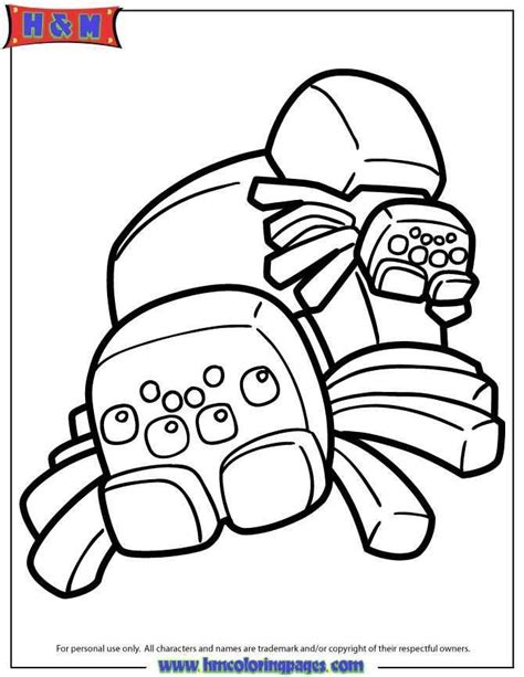 minecraft spider coloring page minecraft spider drawing