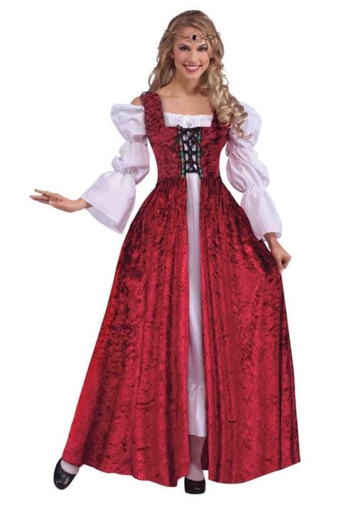 Renaissance Maiden Medieval Fancy Dress Costume Tudor