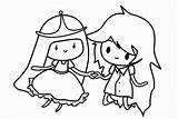 Coloring Cartoon Pages Princess Kids sketch template