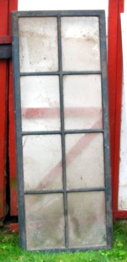 Vintage Wooden 1951 Screen Door With Glass