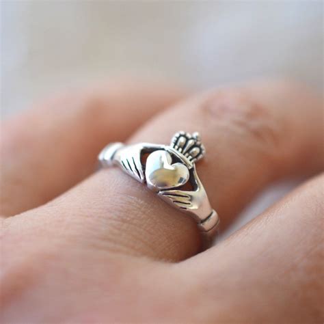 loved   iconic  irish claddagh ring represents love