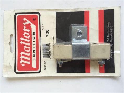 purchase mallory  ignition coil ballast resistor  clearfield utah united states