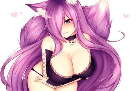 an interview with kuro cute sexy purple fox girl