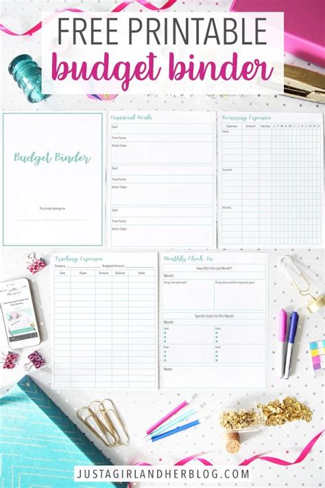 budget binder template ad easily manage employee expensesprintable