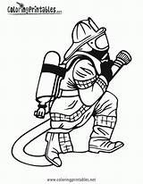 Coloring Firemen Pages Library Clipart sketch template