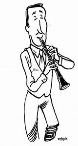 Clarinete Clarinet Sonido Gery sketch template