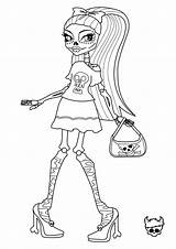 Pages Monster Coloring High Elissabat Getcolorings sketch template