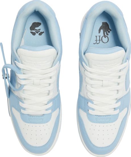 white light blue white  ooo sneakers  style